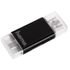 Устройство чтения карт памяти USB2.0 OTG Hama H-123950 черный (00123950)