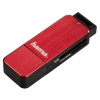 Устройство чтения карт памяти USB3.0 Hama H-123900 красный (00123902)