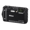 Фотоаппарат Nikon CoolPix W300 черный 16Mpix Zoom5x 3" 4K 99Mb SDXC/SD/SDHC CMOS 1x2.3 50minF 30fr/s HDMI/KPr/DPr/WPr/FPr/WiFi/GPS/EN-EL12 (VQA070E1)