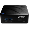 Неттоп MSI Cubi N-054XRU slim Cel N3060 (1.6)/4Gb/500Gb/HDG400/noOS/GbitEth/WiFi/черный (9S6-B12011-054)