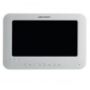 Монитор LCD 7" IP DOORPHONE DS-KH6310 HIKVISION Видеодомофон с семидюймовым ЖК-дисплеем и разрешением 800 x 480. Имеет встроенный всенаправленный микрофон и возможность подключения до восьми датчиков тревоги.