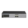 Коммутатор 8GE 2SFP S1720-10GW-2P HUAWEI Коммутатор Huawei S1720-10GW-2P (19" 1U; 8xGE RJ45, 2xGE SFP; F/S: 15Mpps/68Gbps; MAC:16k; Управление: Web, SNMP, Console Port, CLI, L2; IPv4/IPv6 static route, IGMP snooping; Надежность: STP, RSTP, MSTP; VLAN (до 4k), LAGs (до 64), IPv6; ~PSU) [98010574]