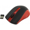 OKLICK Wireless Optical Mouse <485MW+> <Black&Red> (RTL) USB  3btn+Roll <384106>