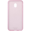 Чехол (клип-кейс) Samsung для Samsung Galaxy J3 (2017) Jelly Cover розовый (EF-AJ330TPEGRU)