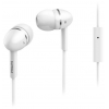 Гарнитура вкладыши Philips SHE1455WT 1.2м белый проводные (в ушной раковине) (SHE1455WT/10)