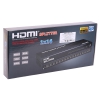 Разветвитель HDMI 4K Splitter Orient HSP0116H, 1->16, HDMI 1.4/3D, UHDTV 4K(3840x2160)/HDTV1080p/1080i/720p, HDCP1.2, внешний БП 5В/2А, метал.корпус (30464)