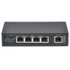 Коммутатор Osnovo SW-20500/B(ver.2) 5x100Mb 4PoE 30W