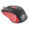 Мышь Oklick 225M черный/красный оптическая (1200dpi) USB (2but) (288237)