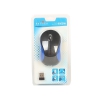 Мышь Oklick 605SW черный/синий оптическая (1200dpi) беспроводная USB (2but) (384109)
