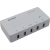 Orico <DCH-5U-WH(PRO)> Зарядное устройство USB (Вх. AC100-240V, Вых.DC5V,  5xUSB 2.1A)