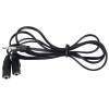 Аудио переходник Ritmix RAS-110 Black (2*3.5mm =>  3.5mm 4 pin), 1м.