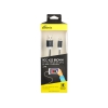 Кабель Lightning 8pin-USB Ritmix RCC-422 brown для синхронизации/зарядки, 1м, нейлон. опл., мет. коннекторы
