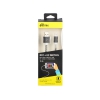 Кабель MicroUSB-USB Ritmix RCC-412 brown для синхронизации/зарядки, 1м, экокож. опл., мет. коннекторы