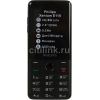 Мобильный телефон Philips E116 Xenium черный моноблок 2Sim 2.4" 240x320 0.3Mpix BT GSM900/1800 GSM1900 MP3 FM microSD max32Gb (867000147075)