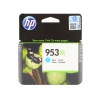 Картридж HP F6U16AE №953XL для МФУ HP OfficeJet 8710/8715/8720/8725/8730/7740, принтер 8210/8218. Голубой. 1600 страниц.