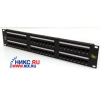 Patch Panel 19" UTP 48 port кат 5e  Exalan+ <EX03-848> малая глубина, разъем IDC-KRONE