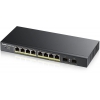 Коммутатор Zyxel GS1900-10HP GS1900-10HP-EU0101F 8G 2SFP 8PoE настраиваемый