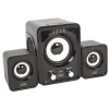 Колонки CBR CMS 725 black, 2.1 (5W+3W*2, USB.  USB/TF слоты,3.5mm AUX IN,FM-радио. Пульт ДУ)