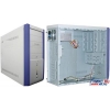 Miditower MICROLAB M4315 SILVER-BLUE ATX  350W  (20+4пин)