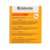 USB кабель USB10-03BP белый, MicroUSB + Lightning,1м Defender (87493)