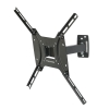Кронштейн Kromax Optima-403 черный Наклонно-поворотный для LED TV 15"-55", max 25 кг, настенный, 3 ст свободы, от стены 68.5-225 мм, max VESA 400x400 (28010)