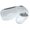 Logitech Cordless Rechargeable Desktop <White>(Кл-ра Ergo,FM,USB&PS/2+Мышь5кн,Optic,Roll,FM,PS/2+зар.уст.)<967495>