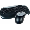 Logitech Cordless Rechargeable Desktop <Black>(Кл-ра Ergo,FM,USB&PS/2+Мышь5кн,Optic,Roll,FM,PS/2+зар.уст.)<967496>