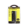 Разветвитель Ritmix CR-2400 black, на 4 порта, кабель 1м, High speed USB 2.0, Plug-n-Play, скорость до 480 Мбит/с, черный, алюминиевый корпус