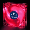 Sharkoon Luminous Red LED Fan (SMART, LED Light, 80x80x25mm, 24дБ, 2400 об/мин)