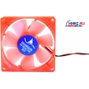 Sharkoon UV Red Reactive Fan (Red Fan, 80x80x25mm, 24дБ, 2000 об/мин)