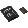 SanDisk Extreme <SDSQXAF-128G-GN6AA> microSDXC Memory Card 128Gb UHS-I U3 Class10 + microSD-->  SD Adapter