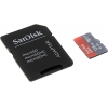 SanDisk Ultra <SDSQUAR-128G-GN6IA> microSDXC Memory Card 128Gb UHS-I U1 Class10 + microSD-->  SD Adapter