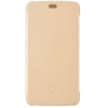 Чехол (флип-кейс) Motorola для Motorola Moto С Flip Cover золотистый (PG38C01665)