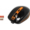 A4Tech <G11-590FX Black&Orange> (RTL) USB  5btn+Roll, беспроводная