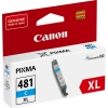 Картридж струйный Canon CLI-481XL C 2044C001 голубой для Canon Pixma TS6140/TS8140TS/TS9140/TR7540/TR8540