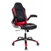 Кресло игровое Бюрократ VIKING-1/BL+RED черный/красный искусственная кожа