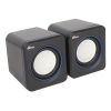 Колонки RITMIX SP-2010 2.0 Black+Blue 2x2.5 Вт, 90-20000 Гц, mini Jack, USB (61000569)