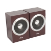 Колонки RITMIX SP-2012w 2.0 Cherry 2x3 Вт, 20-18000 Гц, mini Jack, USB (15119015)