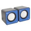 Колонки RITMIX SP-2020 2.0 Black+Blue 2x2.5 Вт, 90-20000 Гц, mini Jack, USB (61000574)