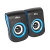 Колонки RITMIX SP-2060 2.0 Black-Blue 2x3 Вт, 20-18000 Гц, mini Jack, USB (15119010)