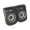 Колонки RITMIX SP-2060 2.0 Black-Grey 2x3 Вт, 20-18000 Гц, mini Jack, USB (15119009)