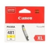 Картридж Canon CLI-481XL Y EMB для TS6140/TS8140/TS9140/TR8540. Жёлтый. 519 страниц. (2046C001)