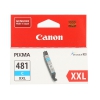 Картридж Canon CLI-481XXL C EMB для TS6140/TS8140/TS9140/TR8540. Голубой. 820 страниц. (1990C001)