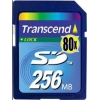 Transcend <TS256MSD80> SecureDigital (SD) Memory Card 256Mb 80x