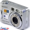 SONY Cyber-shot DSC-S90 <Silver> (4.1Mpx, 39-117mm, 3x, F2.8-5.2, JPG, 32Mb + 0Mb MS, 2.5", USB2.0, AV, AAx2)