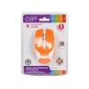 Мышь CBR CM-422 Orange, оптика, радио 2,4 Ггц, 1600 dpi, USB (CM 422 Orange)