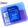 Transcend <TS512MSD80> SecureDigital (SD) Memory Card 512Mb 80x