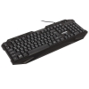 Клавиатура игровая CBR KB 868 Armor, USB, 104 кл + 9 доп., подсветка рабочего поля, 3 цвета подсветки проводная, 112 клавиш