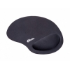Коврик для мыши Ritmix MPD-040 Buble Black , 240*200*30mm, подставка под запястье, не скользит, ткань (хлопок), этиленвинилацетат, пенополиуретан