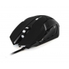 Мышь игровая CBR CM 853 Armor, USB, 1200/1600/2400 dpi, "дышащая" подсветка: 4 цвета, софттач пластик, черный цвет корпуса
